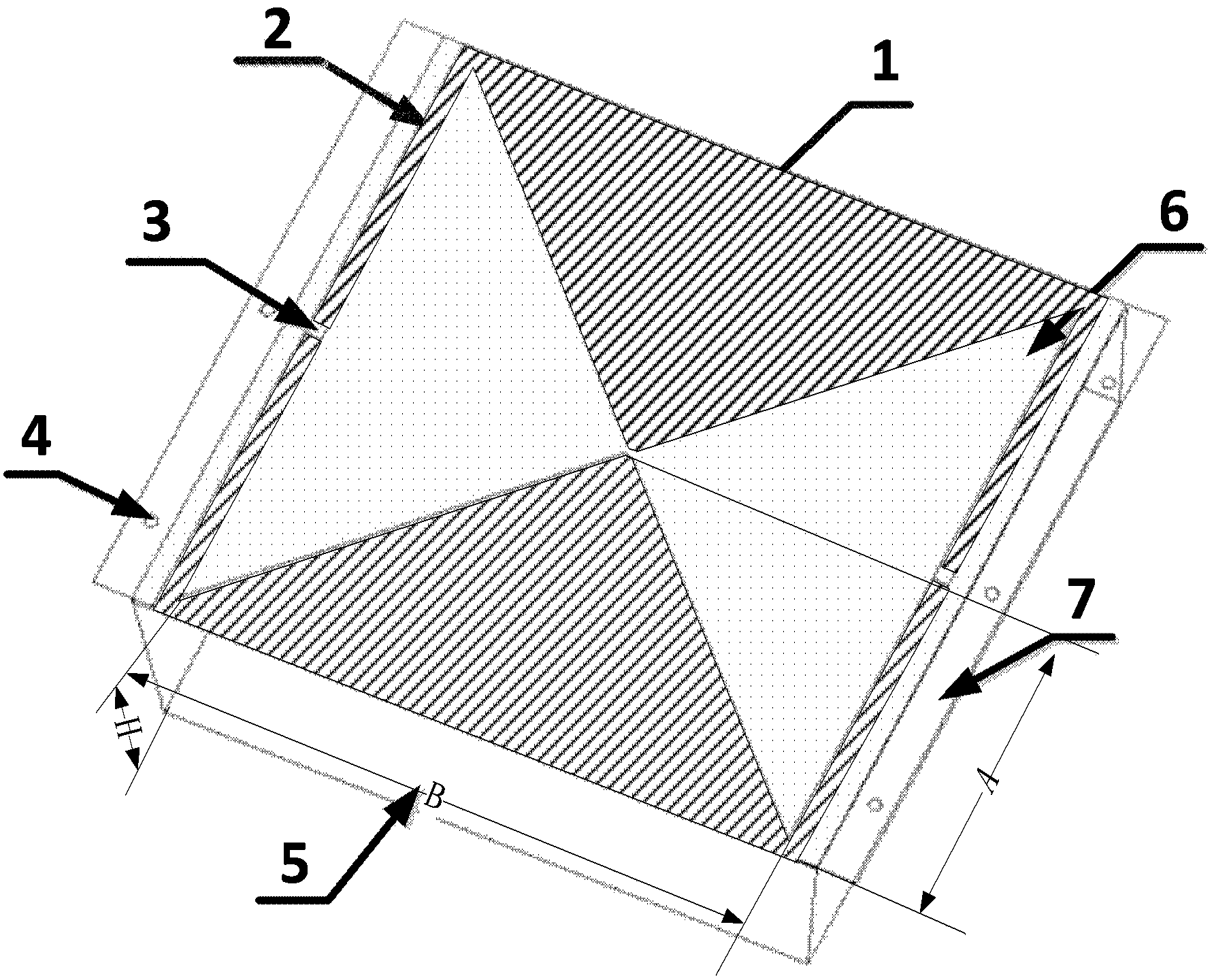 Self-complement type radar antenna