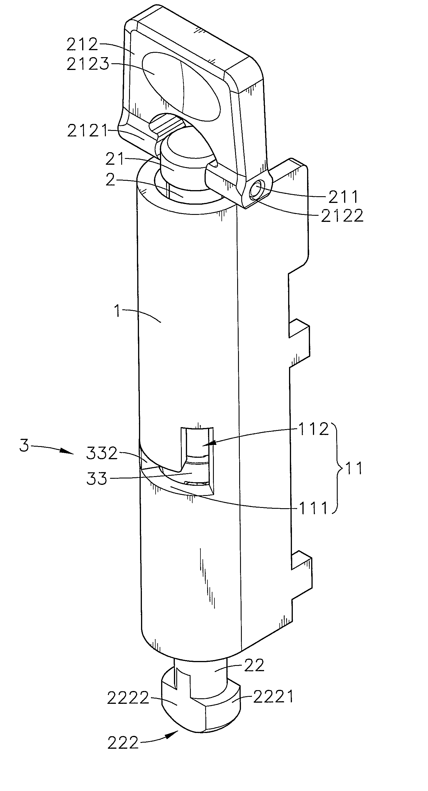 Panel member locking device