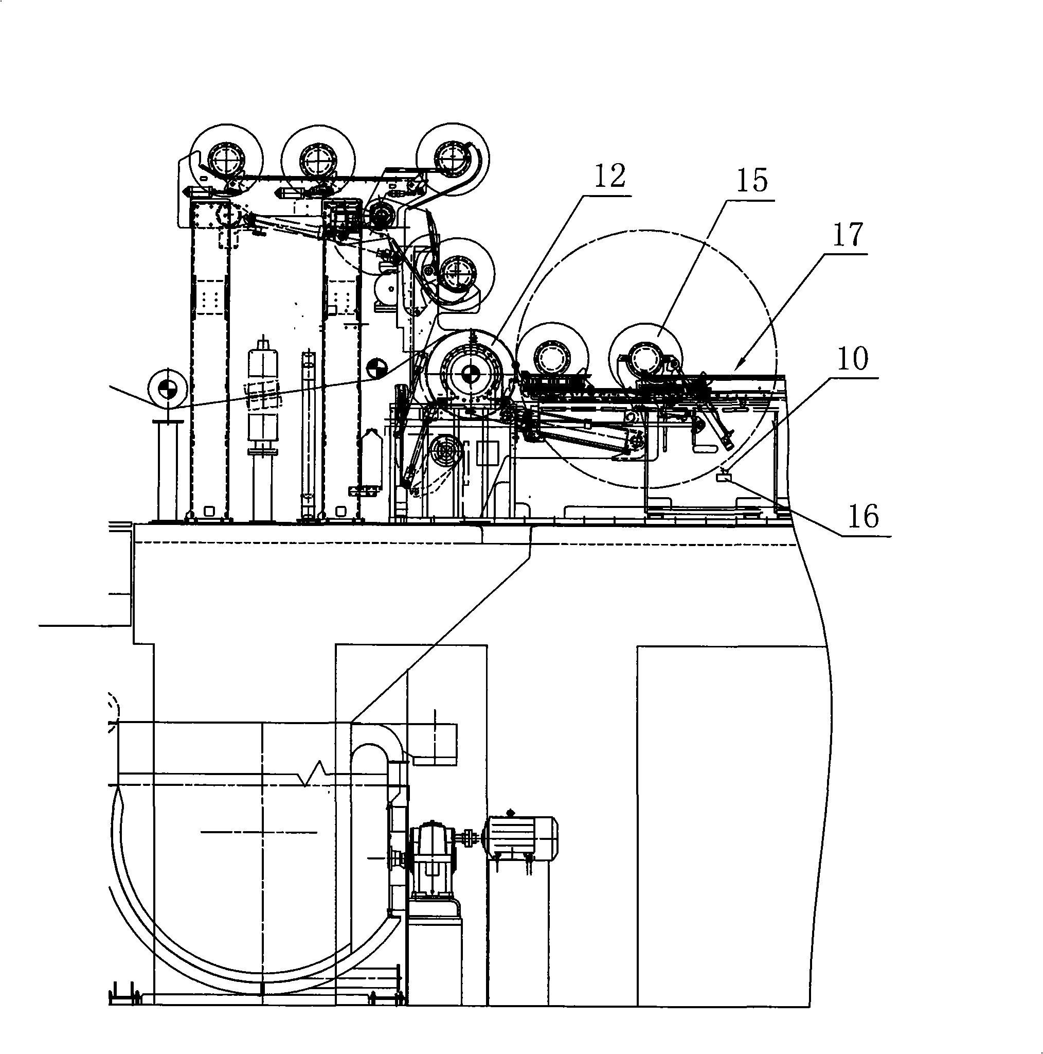 Paper winder and working method thereof