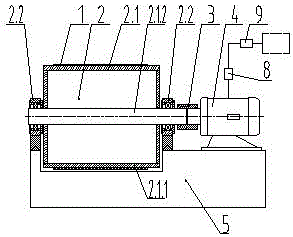 Steel strip variable-frequency transmission system of steel strip type reduction furnace