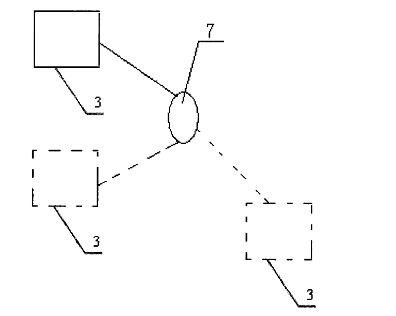 On-line detecting device for surge protector