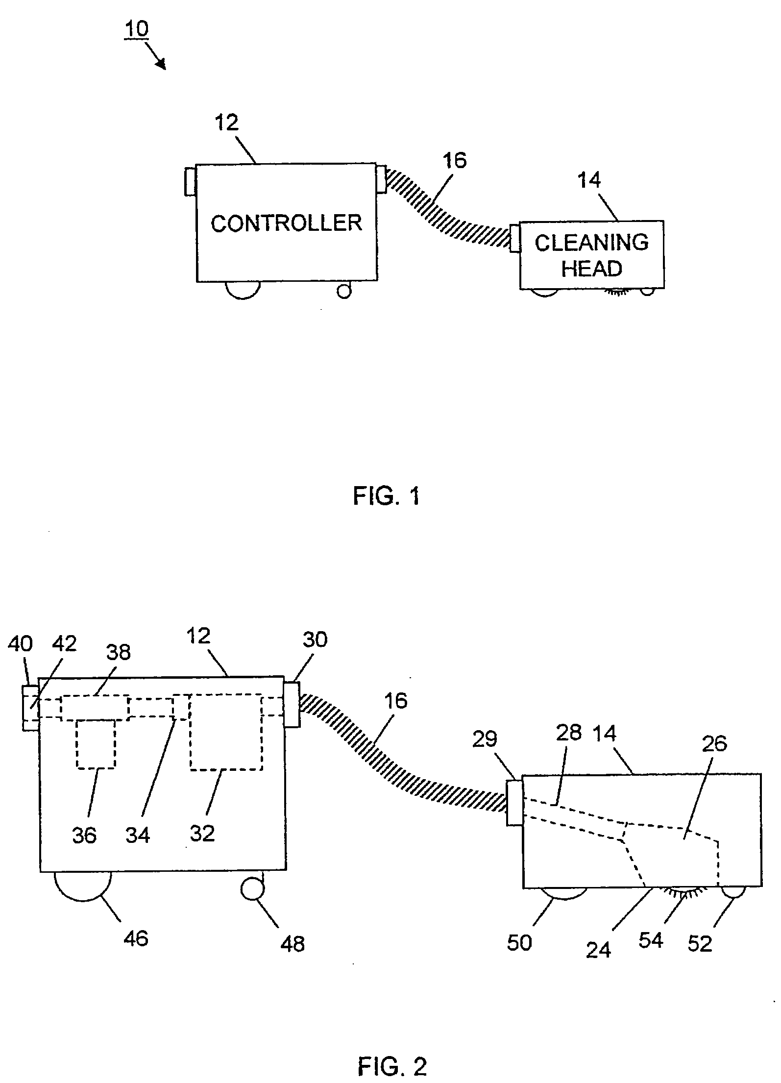 Sensors and associated methods for controlling a vacuum cleaner