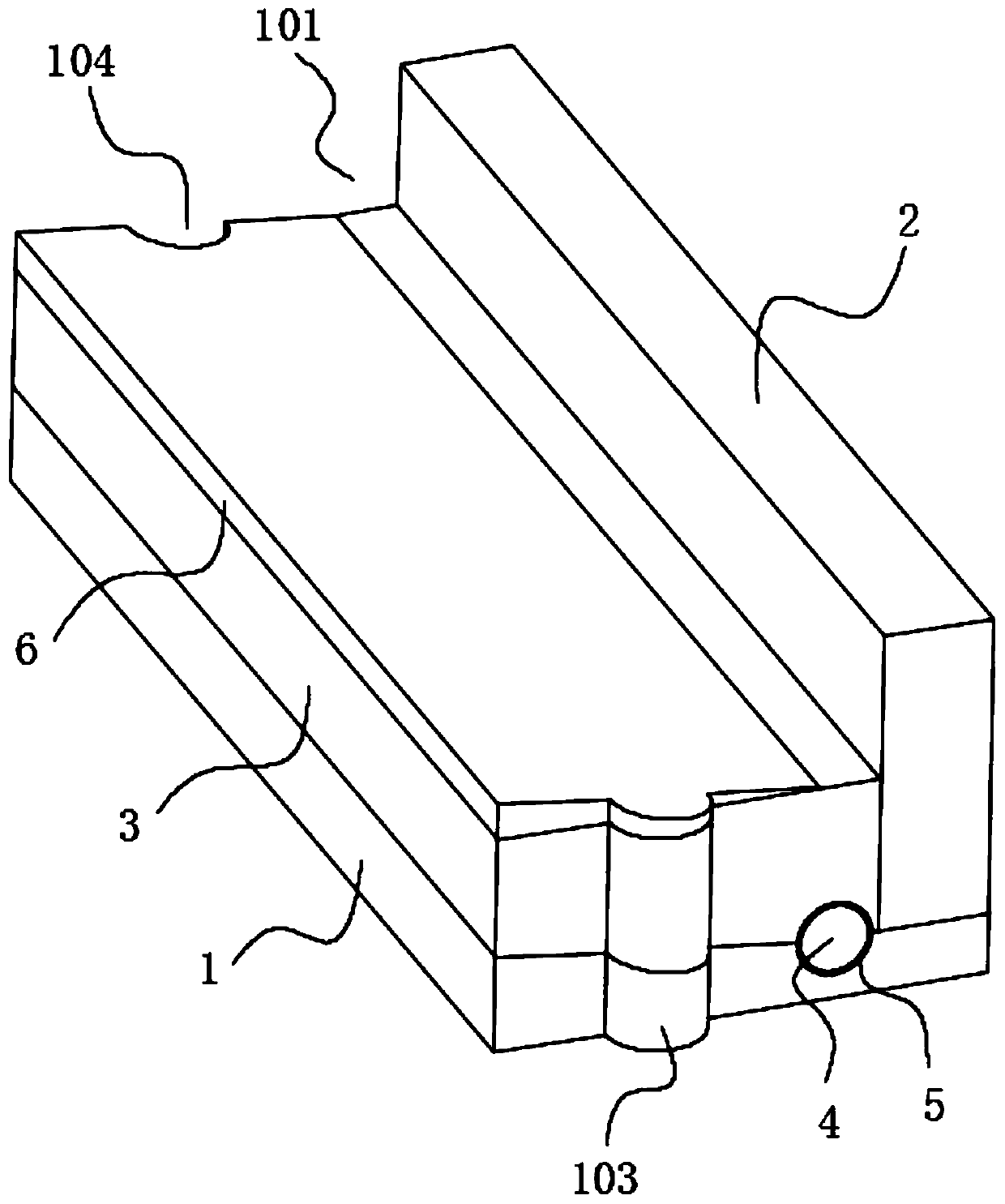 Assembly-type kerb capable of automatically discharging water of asphalt pavement and construction method of kerb