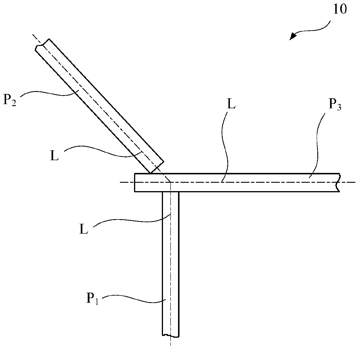 Node deviation measuring instrument, manufacturing method thereof and node deviation measuring method