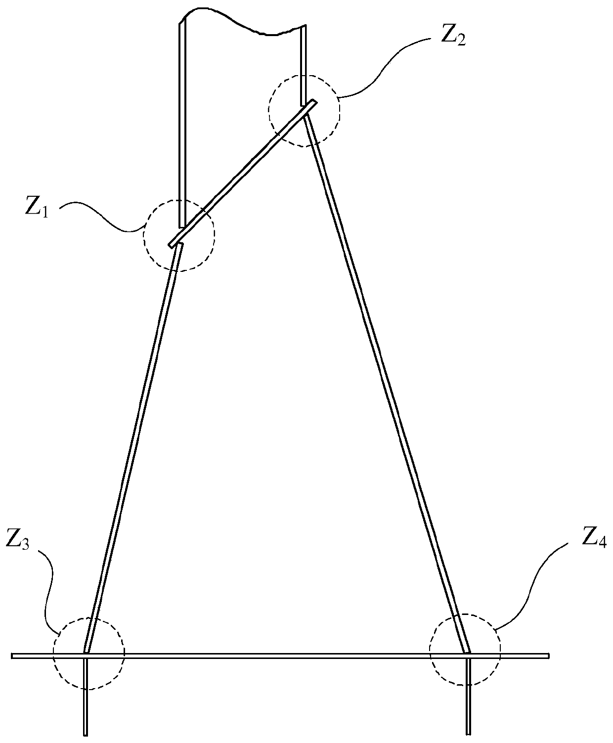 Node deviation measuring instrument, manufacturing method thereof and node deviation measuring method