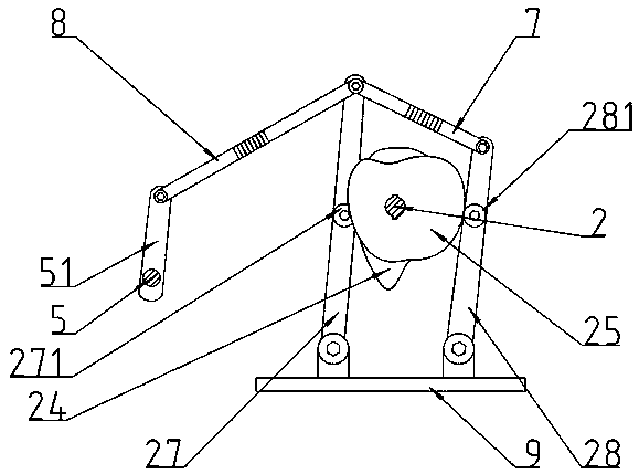 Movement mechanism of fishing net braiding machine