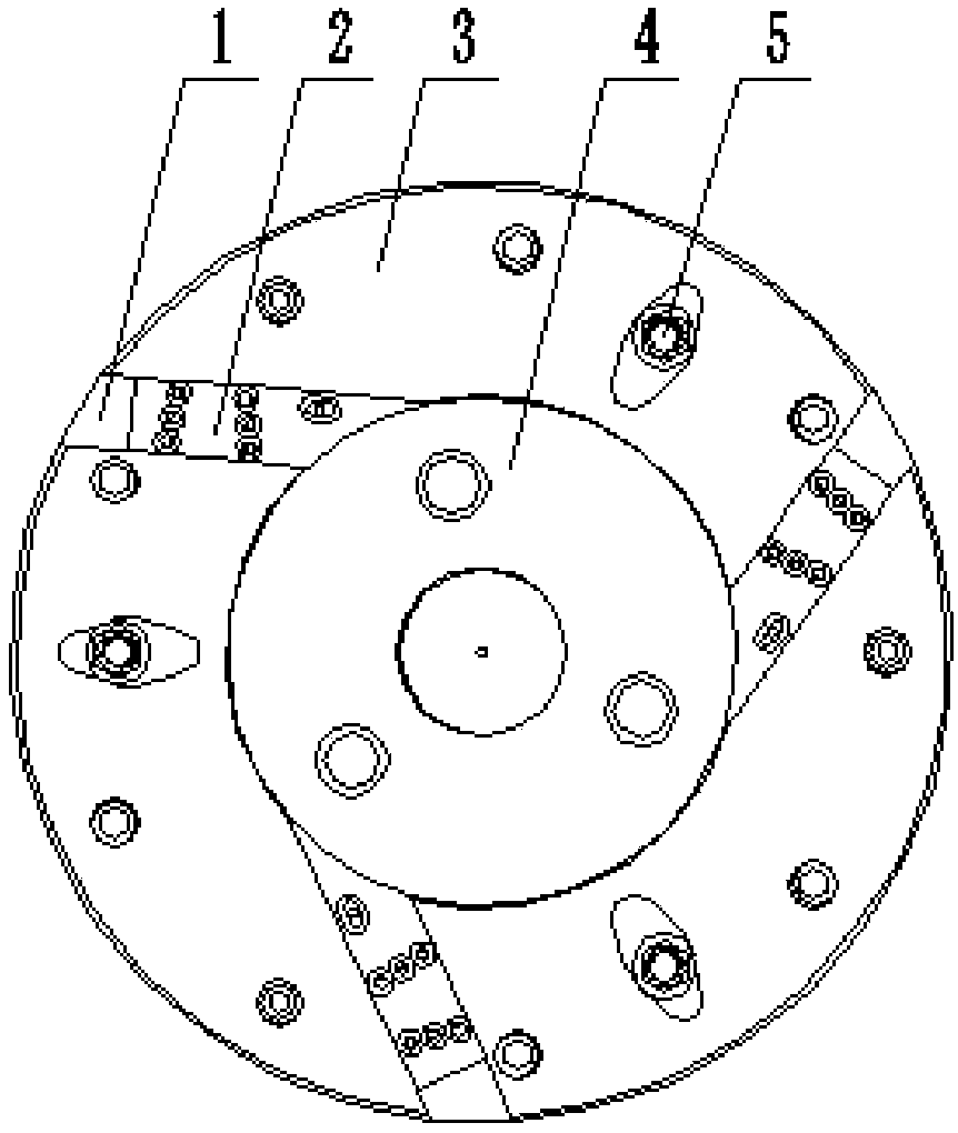 Camping device special for coaxiality and centering machining for vertical seat