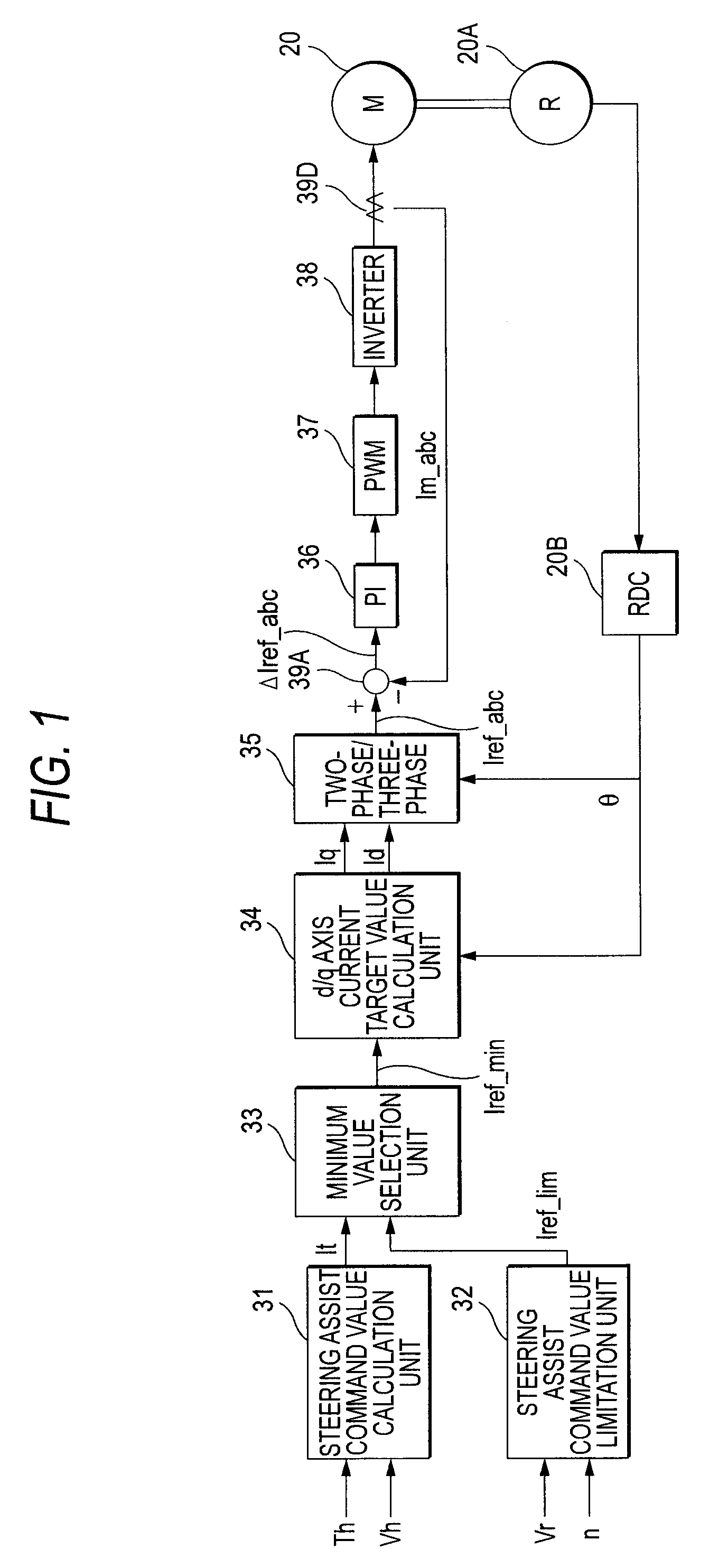 Control device for electric power steering apparatus