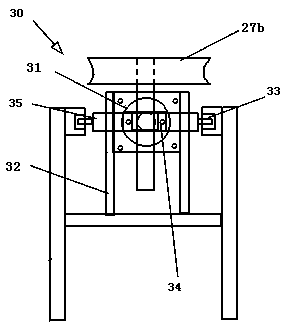 Supply device and method for long reinforcing steel bars in four-side-ribbed high-speed-rail reinforcing steel bar meshes
