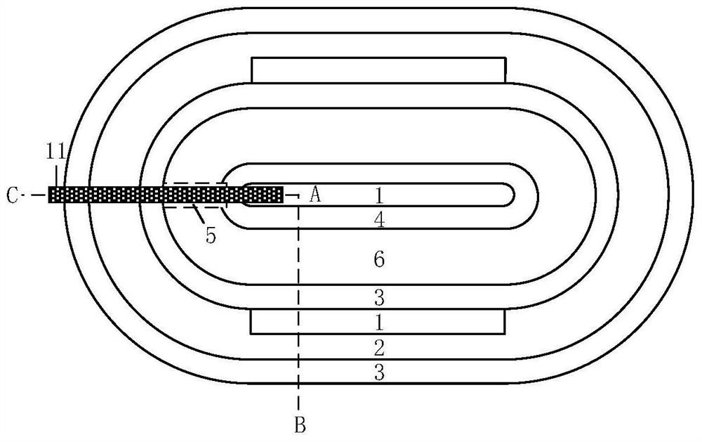 Lateral device and preparation method for reducing influence of high-voltage interconnection