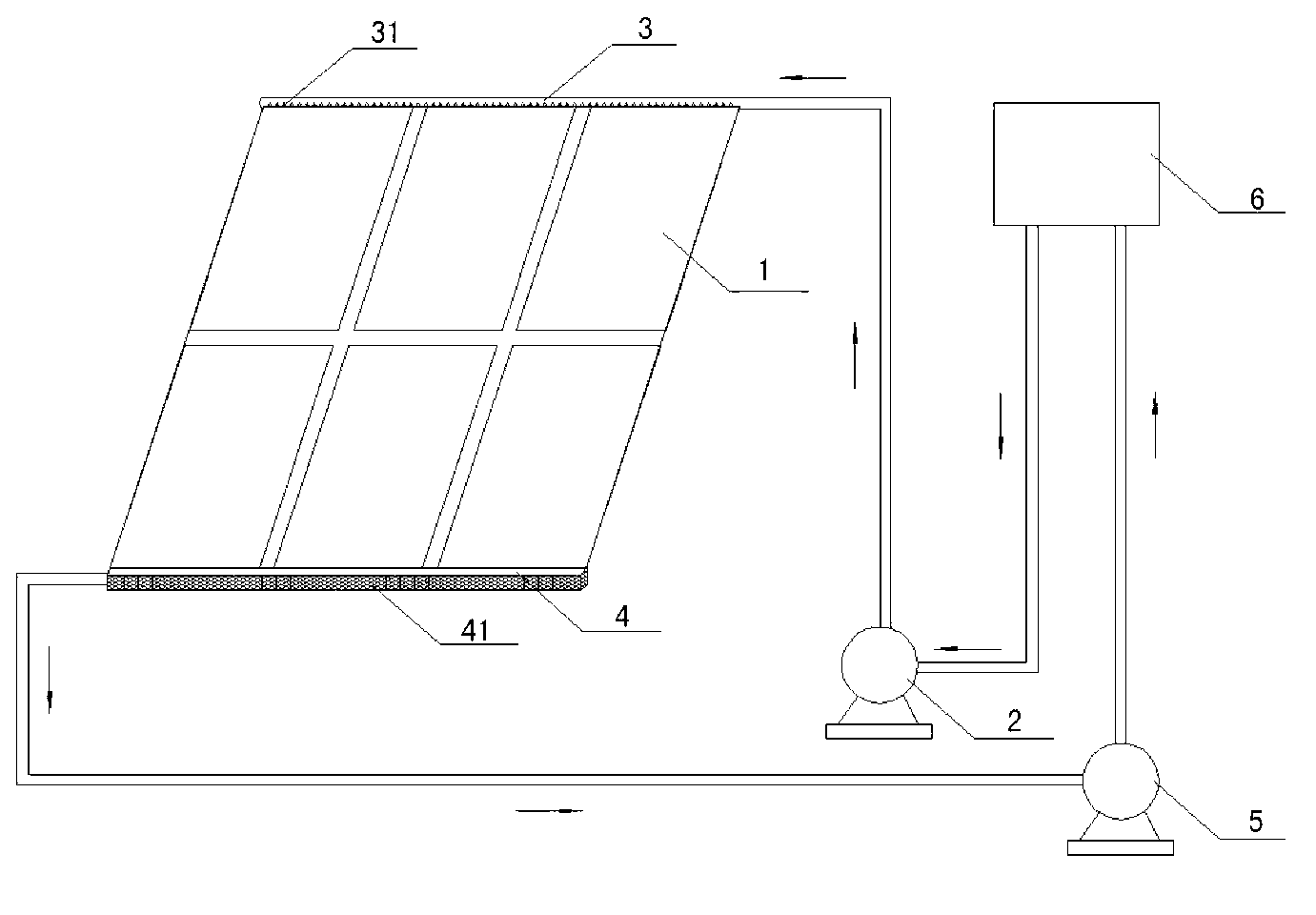 Automatic washing device and method for solar photovoltaic component