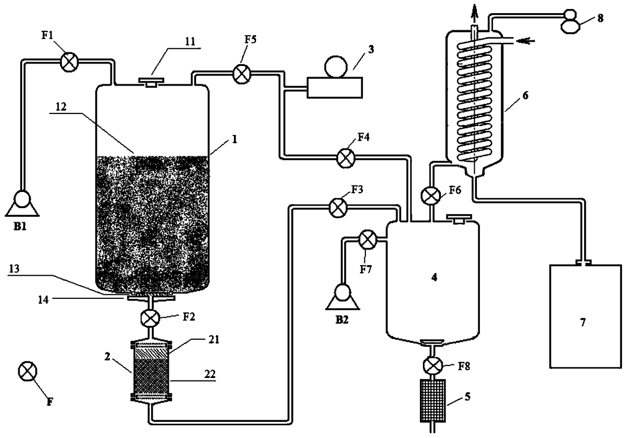 Efficient method for extracting and refining tree moss absolute oil and application thereof