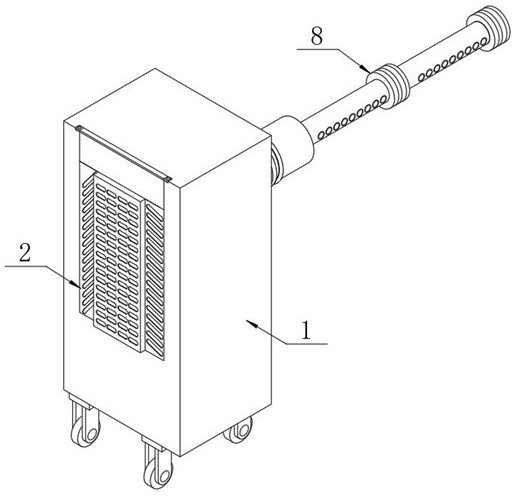 Dehumidification equipment for a warehouse