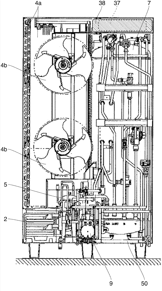 Heat pump hydronic heater
