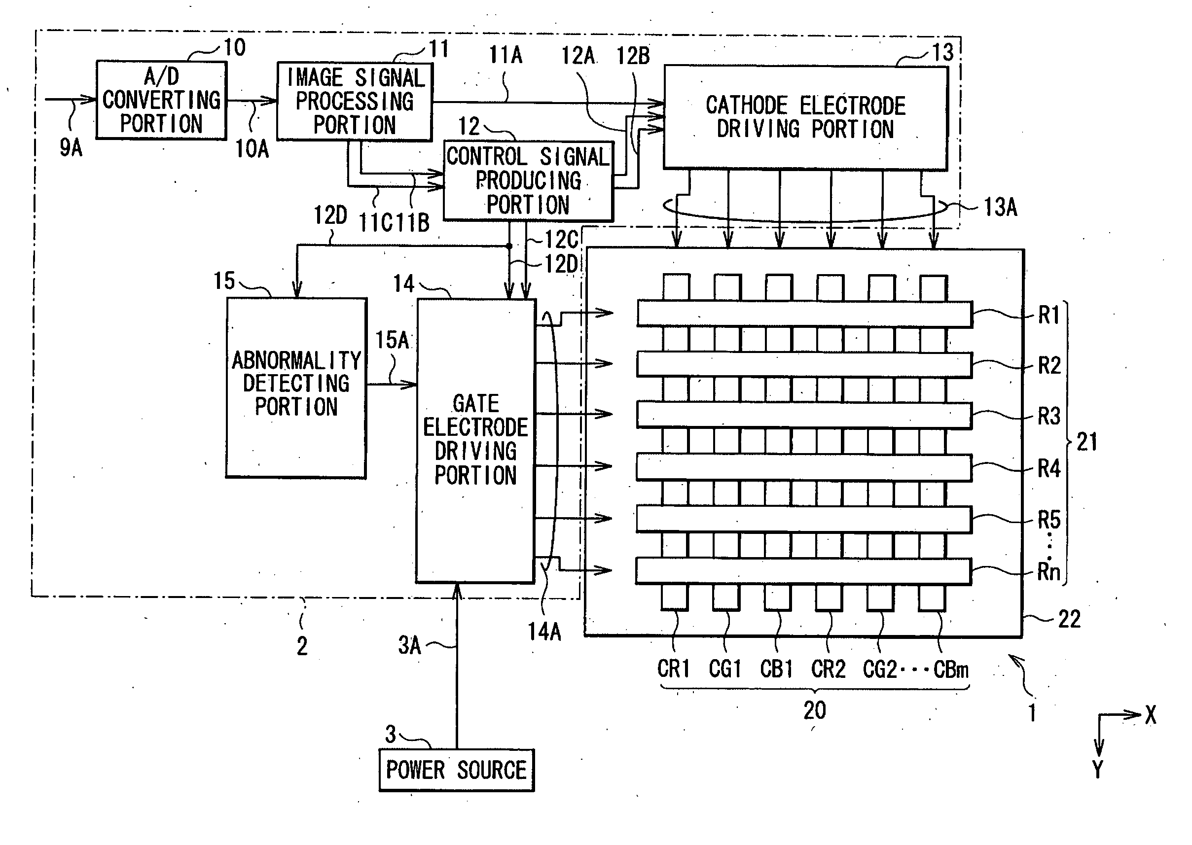 Image display unit and method for driving the same
