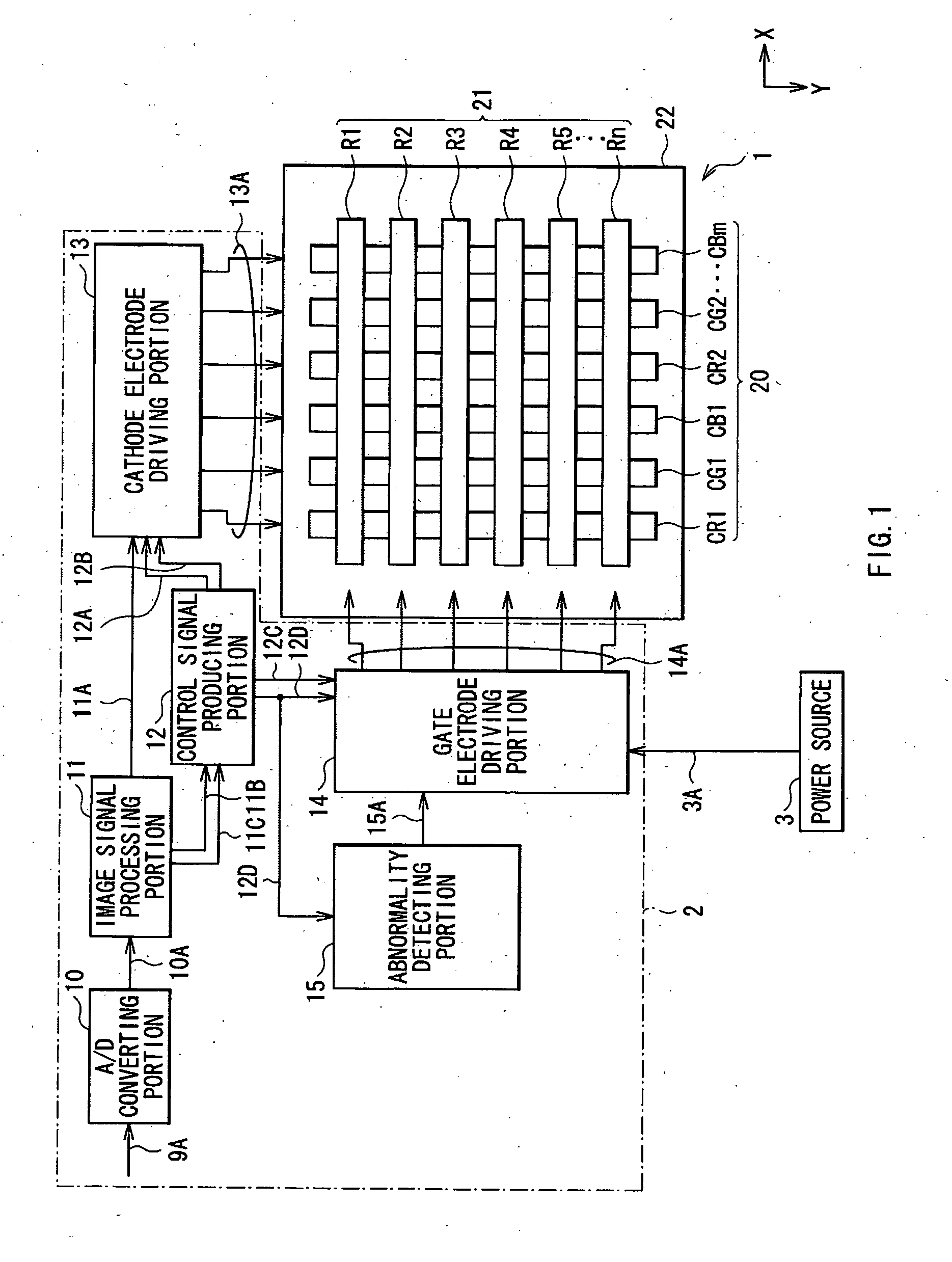 Image display unit and method for driving the same