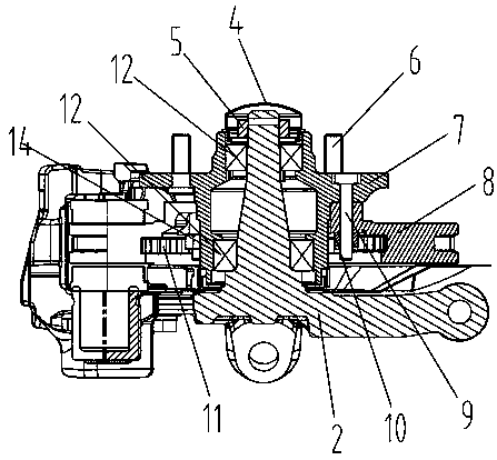 Novel vehicle front brake