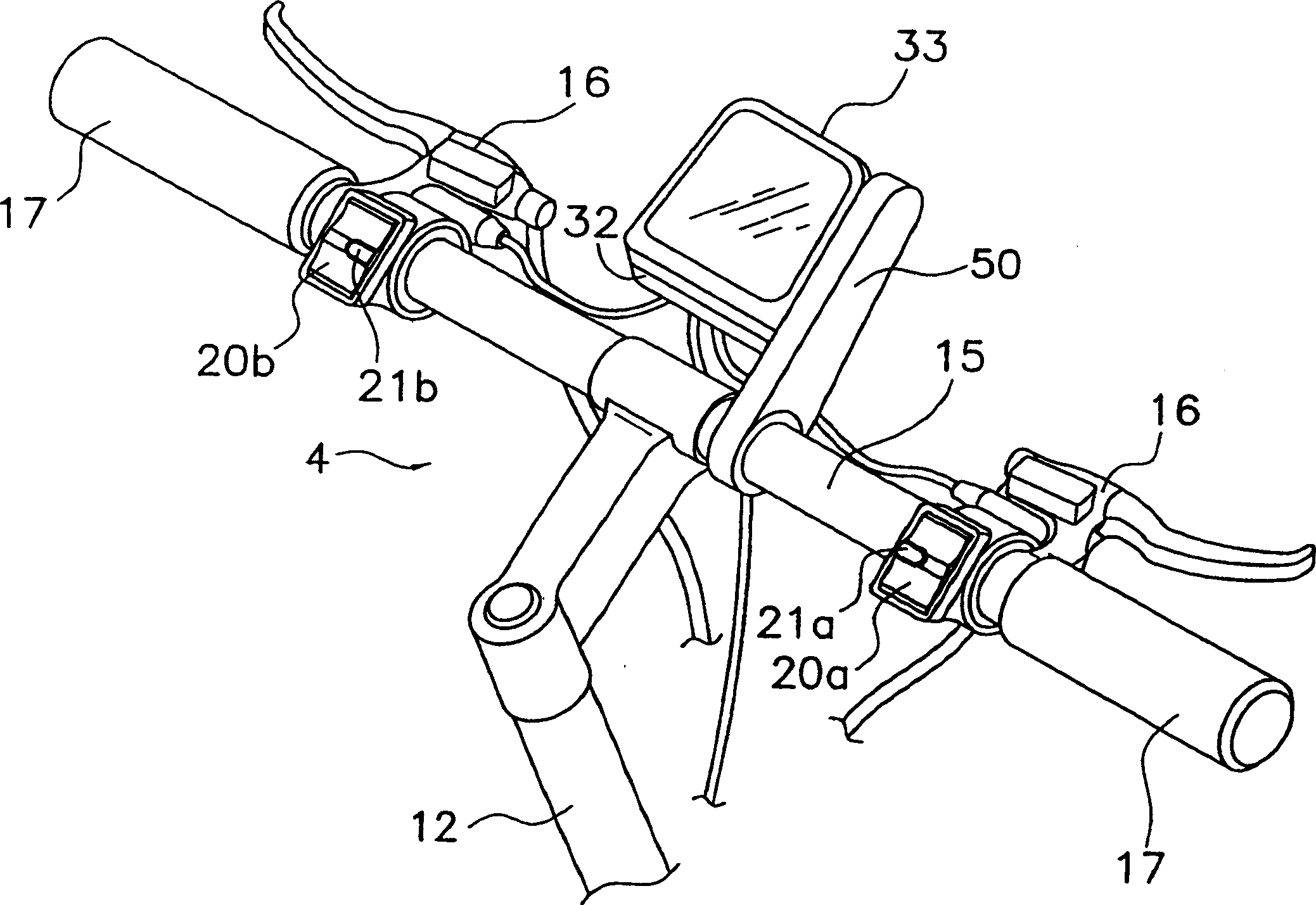 Electricity part driving device for bicycle