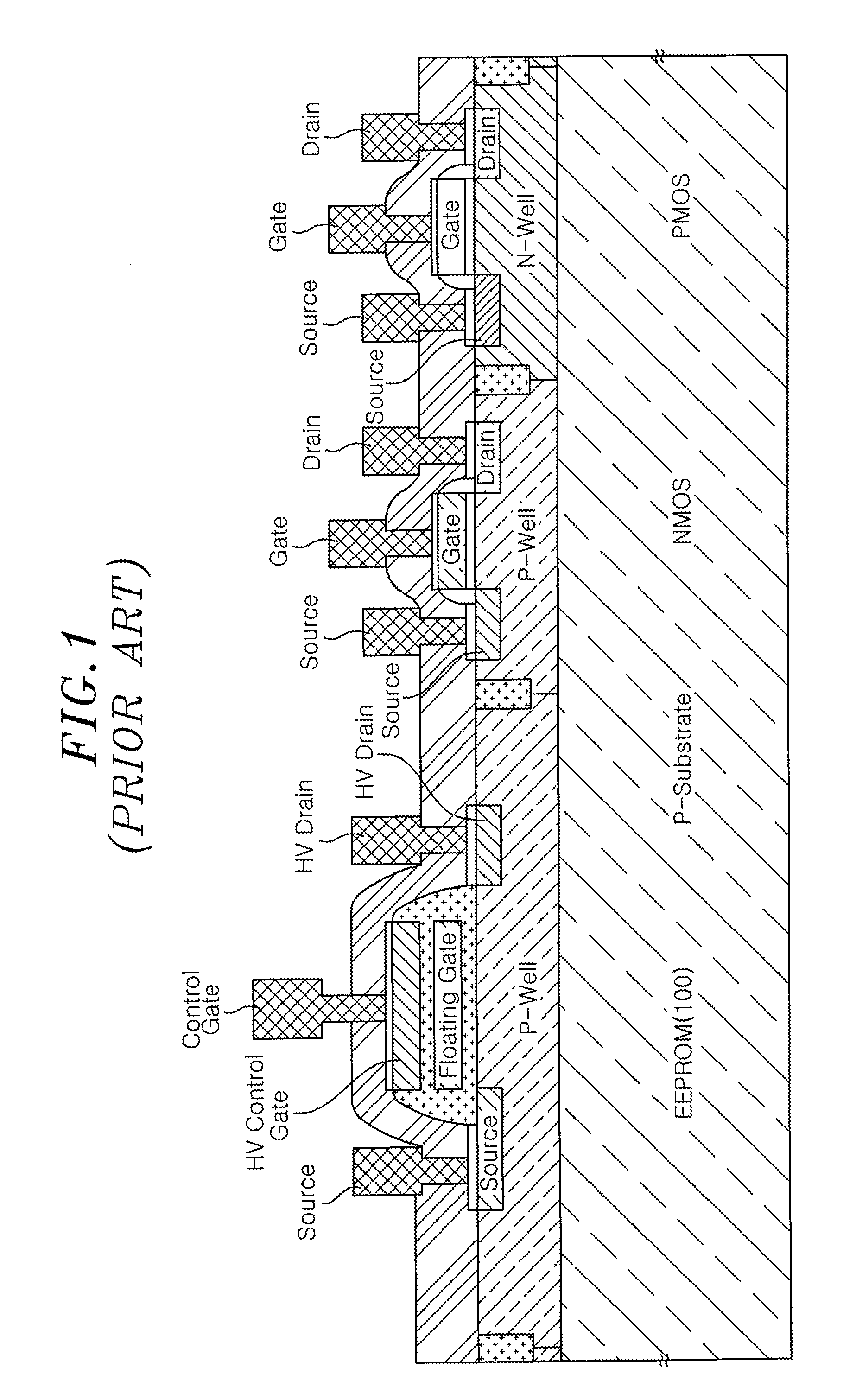 Electrically erasable programmable read-only memory and manufacturing method thereof
