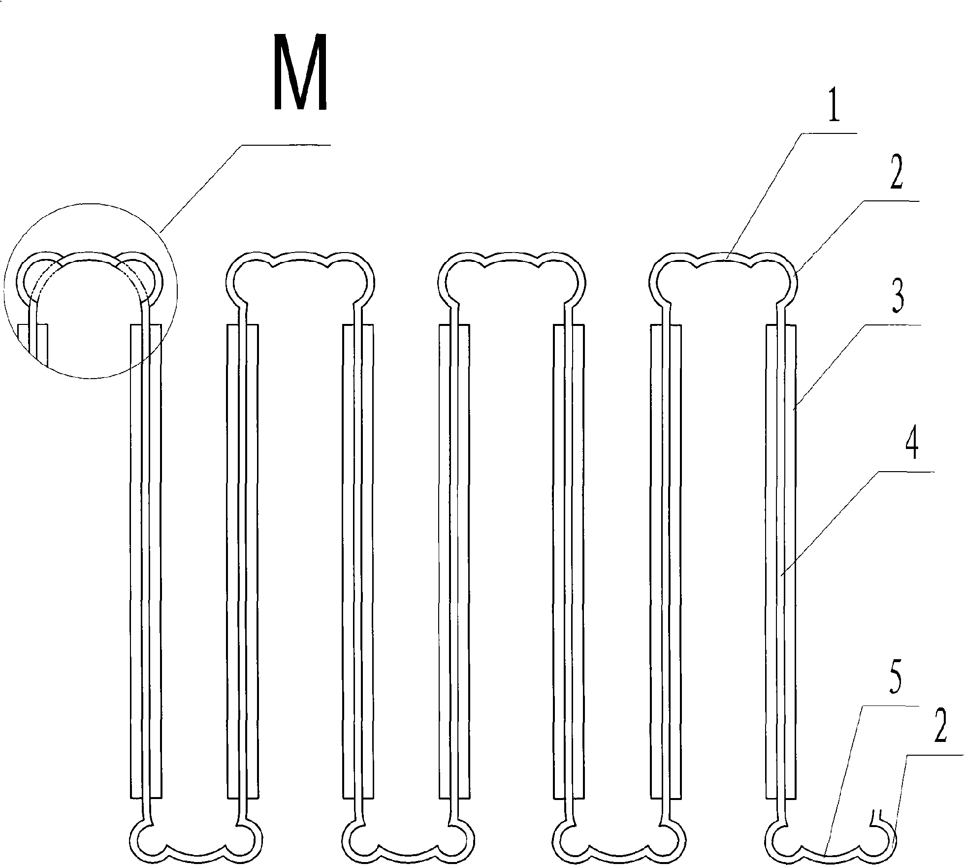 Fin structure for air-conditioning evaporators