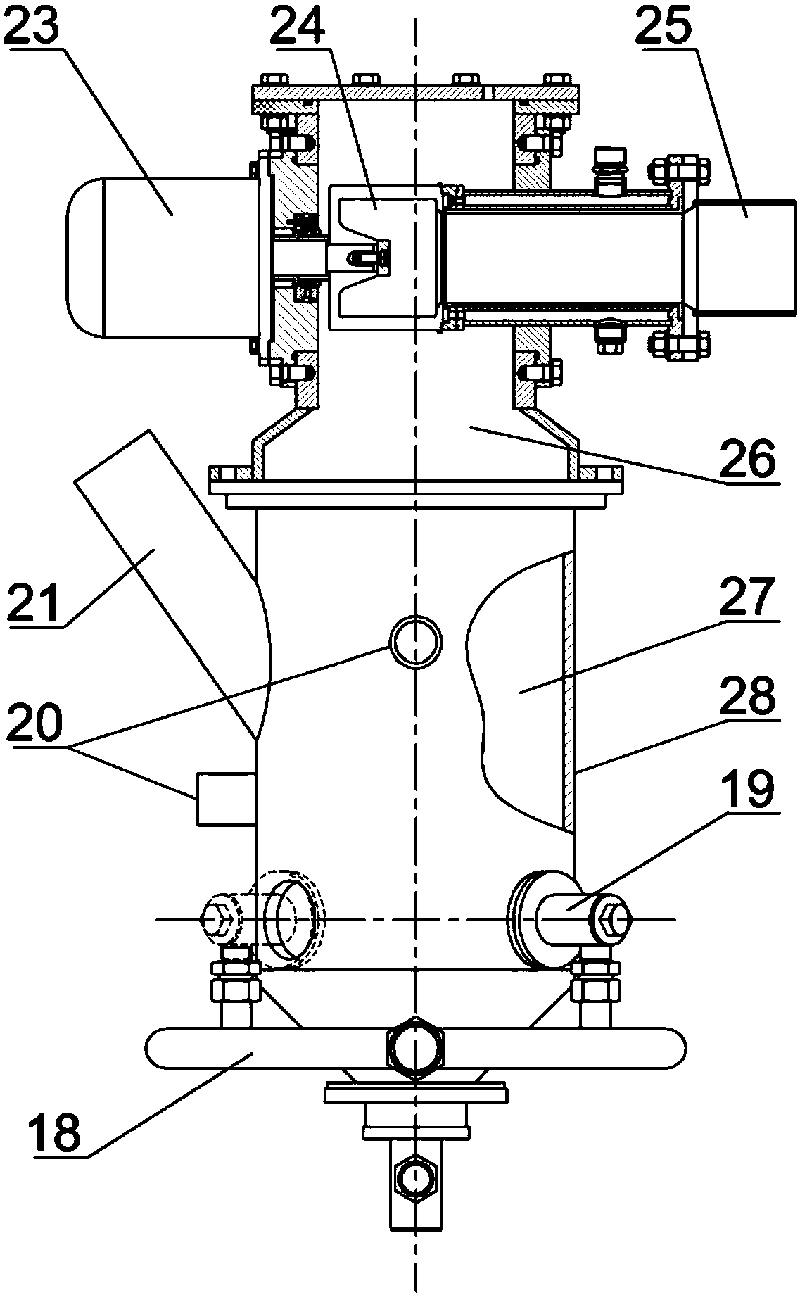 Double-air supply airflow mill