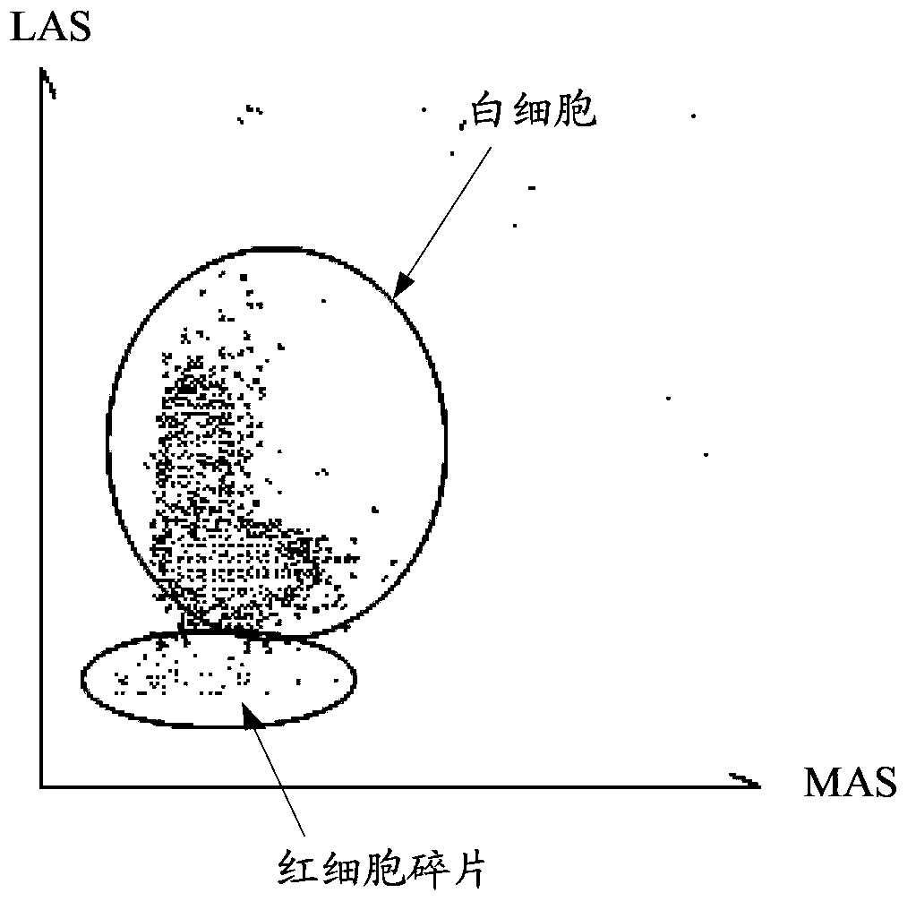 Recognizing method and recognizing system of particles in blood sample and blood cell analytic instrument