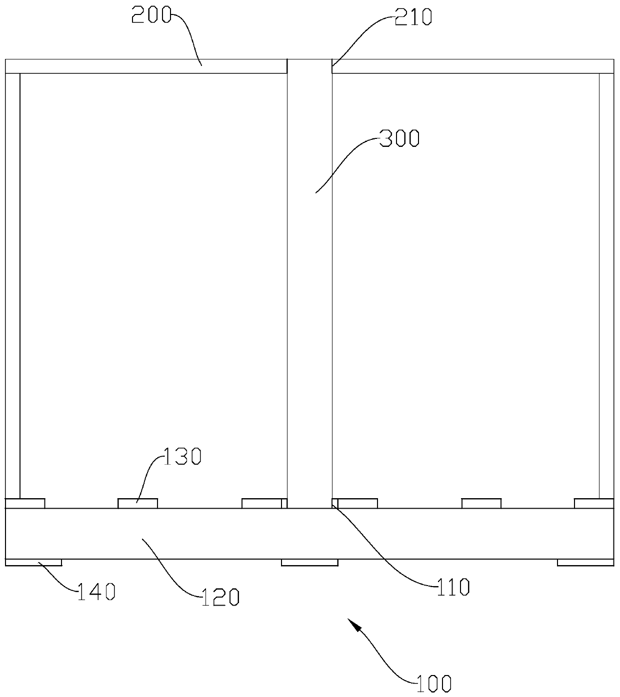 Coil pipe packaging frame suitable for marine transportation