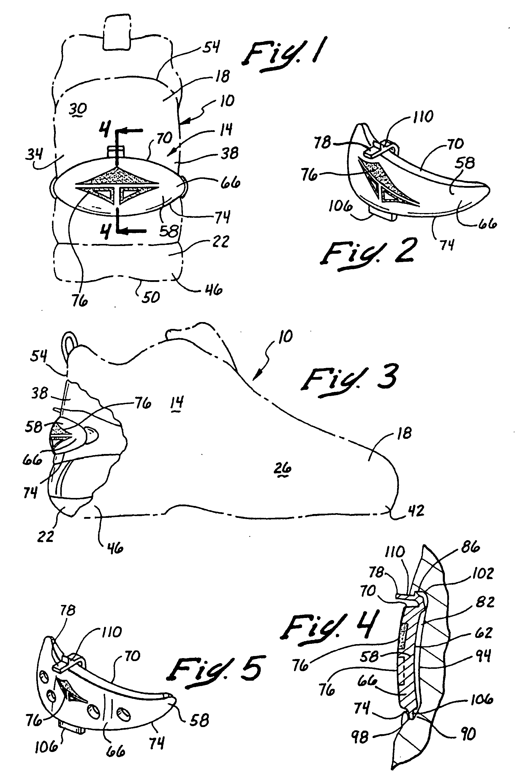 Variable weight athletic shoe with magnetic inserts