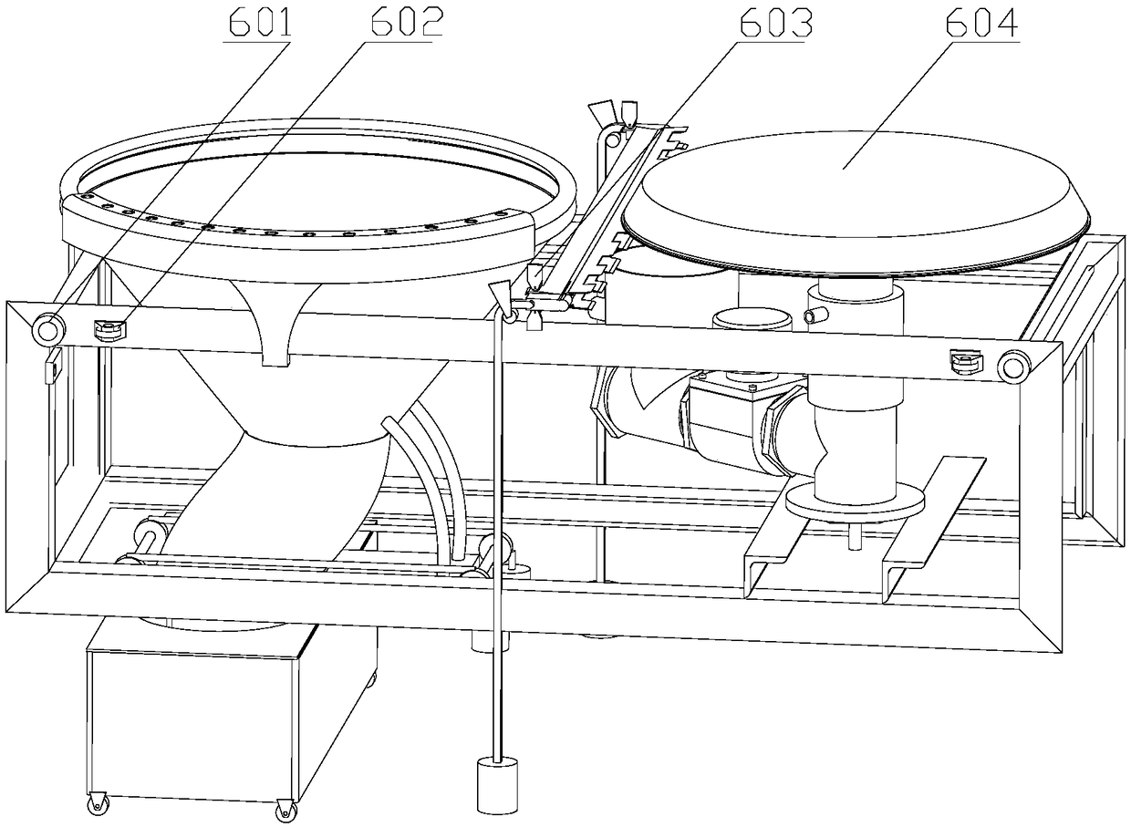 Hydraulic water cylinder rapid action mechanism for automatic assistance bed urinal