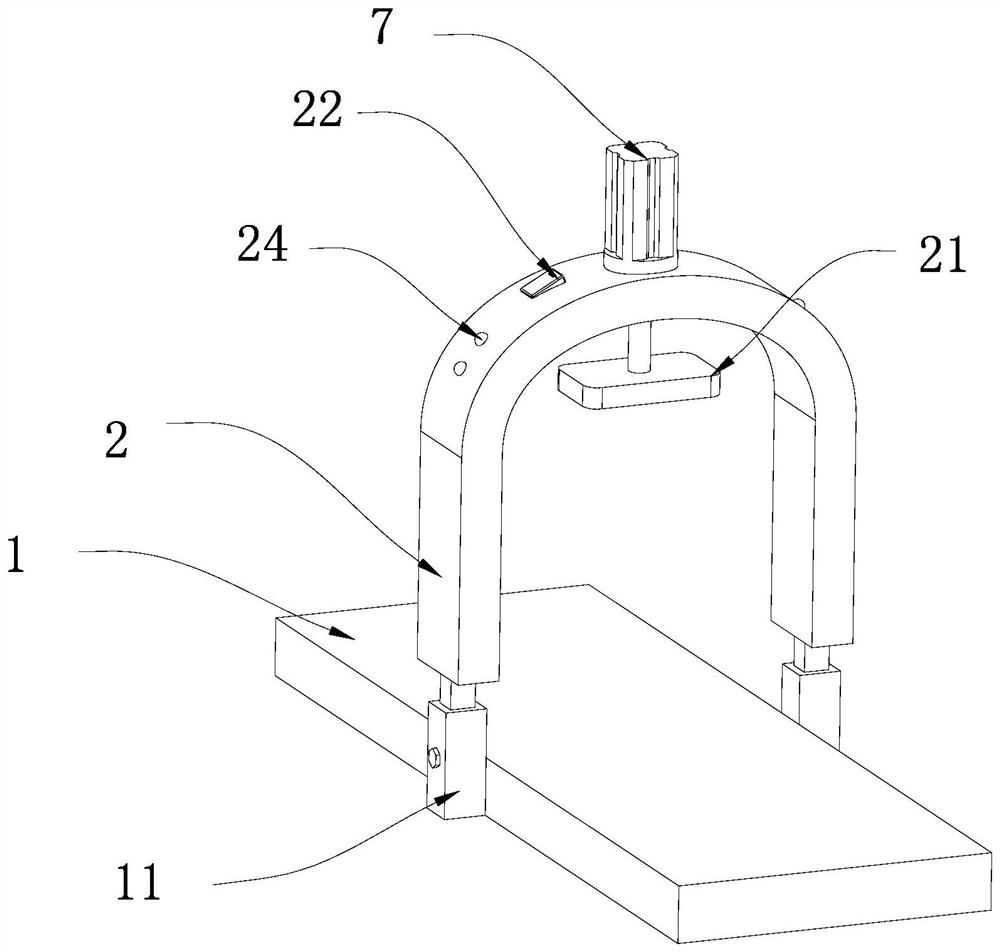 Brachial artery puncture point compression hemostat