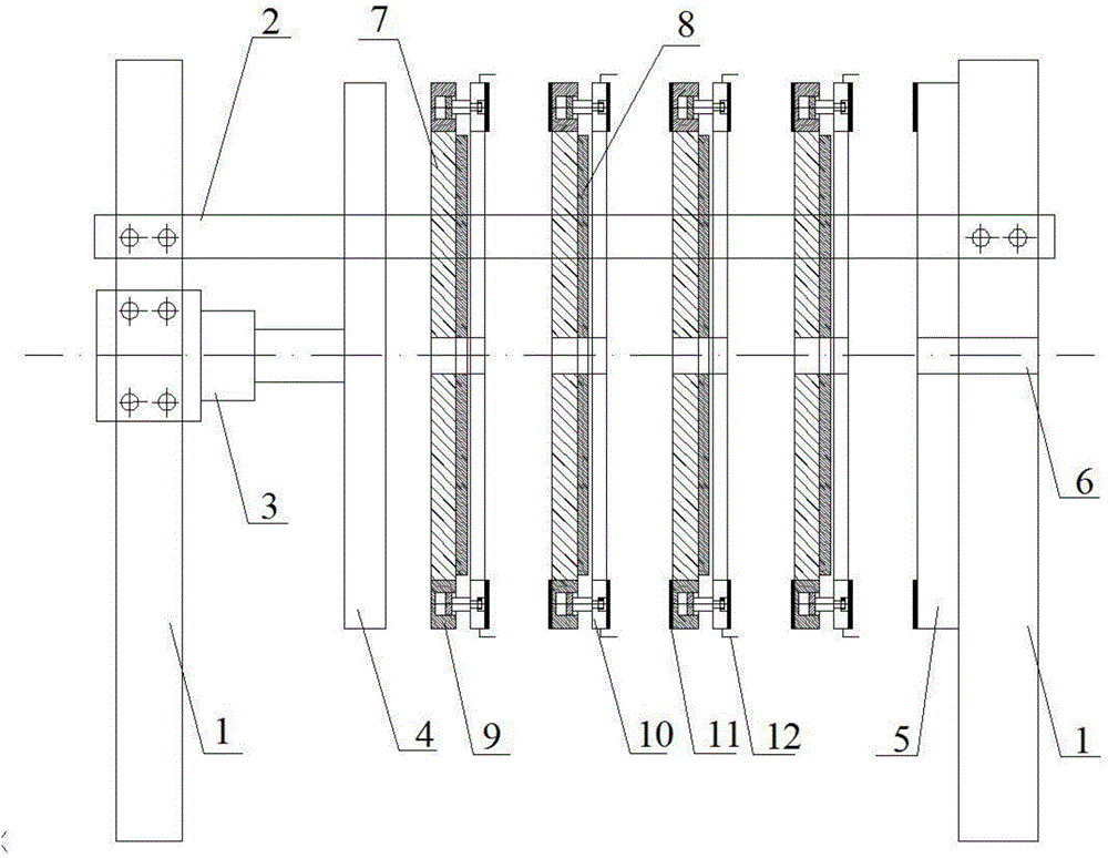 Variable-capacitance plate frame dehydration device for sludge