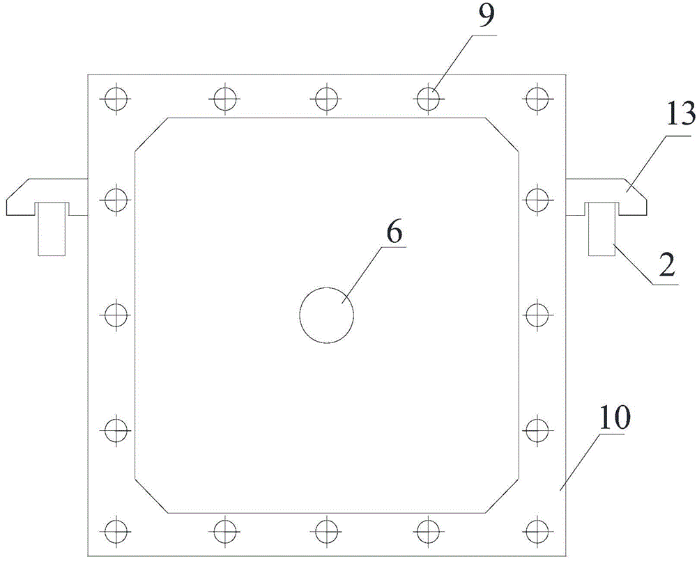 Variable-capacitance plate frame dehydration device for sludge