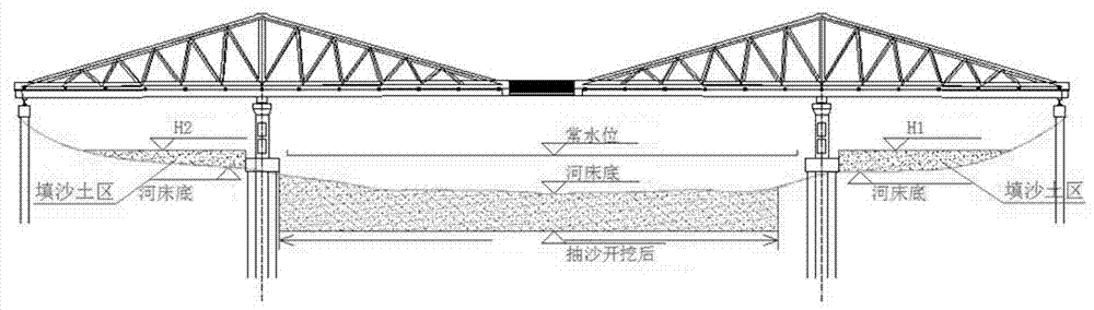Blasting method of through oblique-pulling truss girder bridge