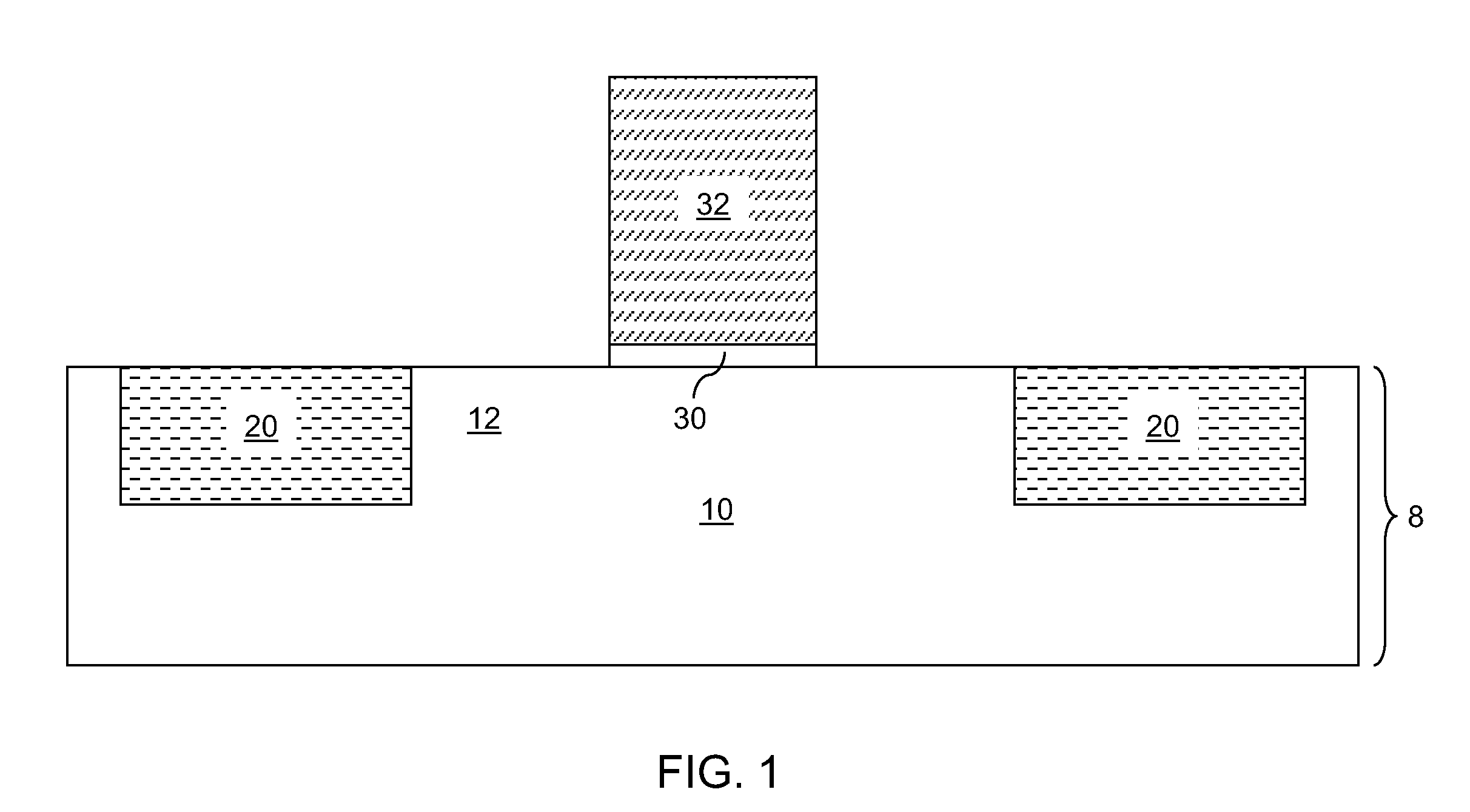 Replacement gate mosfet with self-aligned diffusion contact