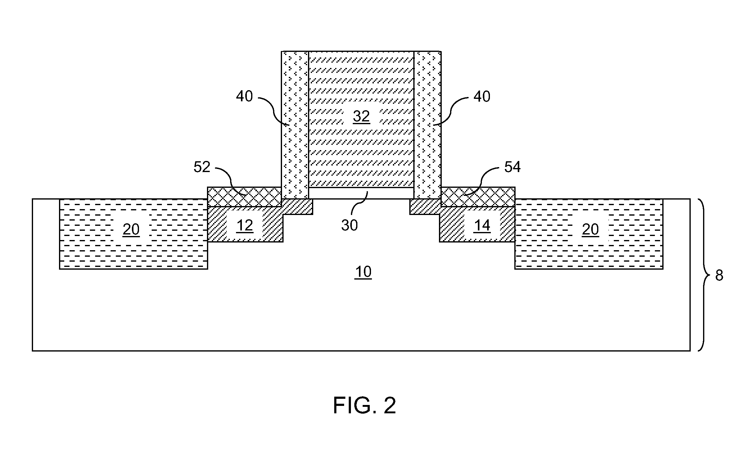 Replacement gate mosfet with self-aligned diffusion contact