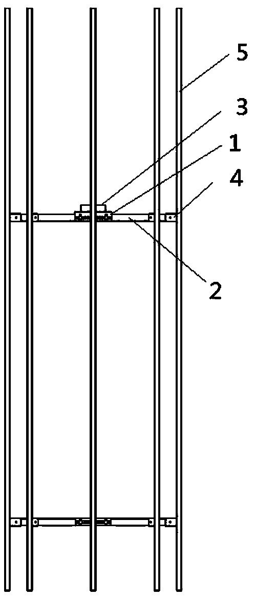 Variable-diameter reinforcement cage with simple structure and application method