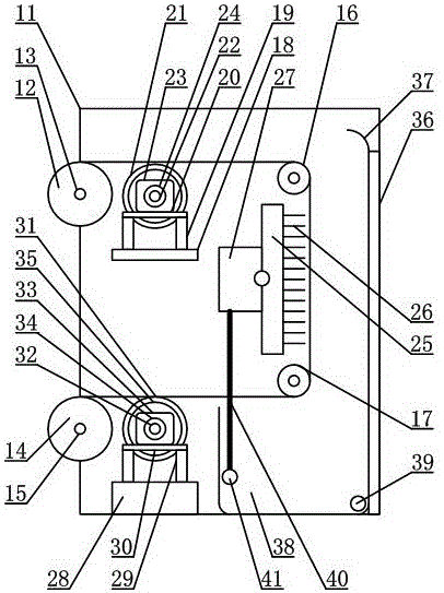 Fiberglass mesh regulation flushing device