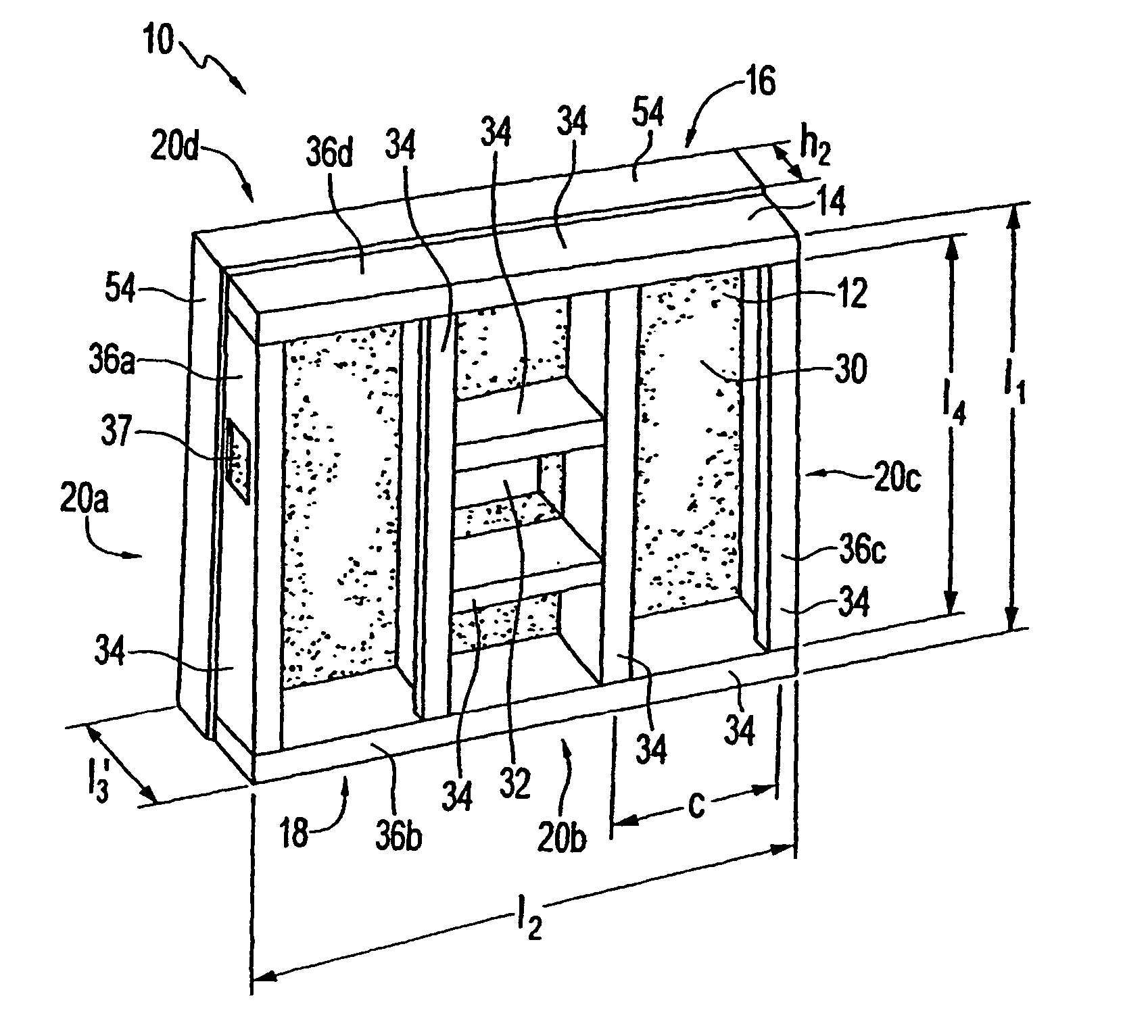 Composite building panel and method of making composite building panel