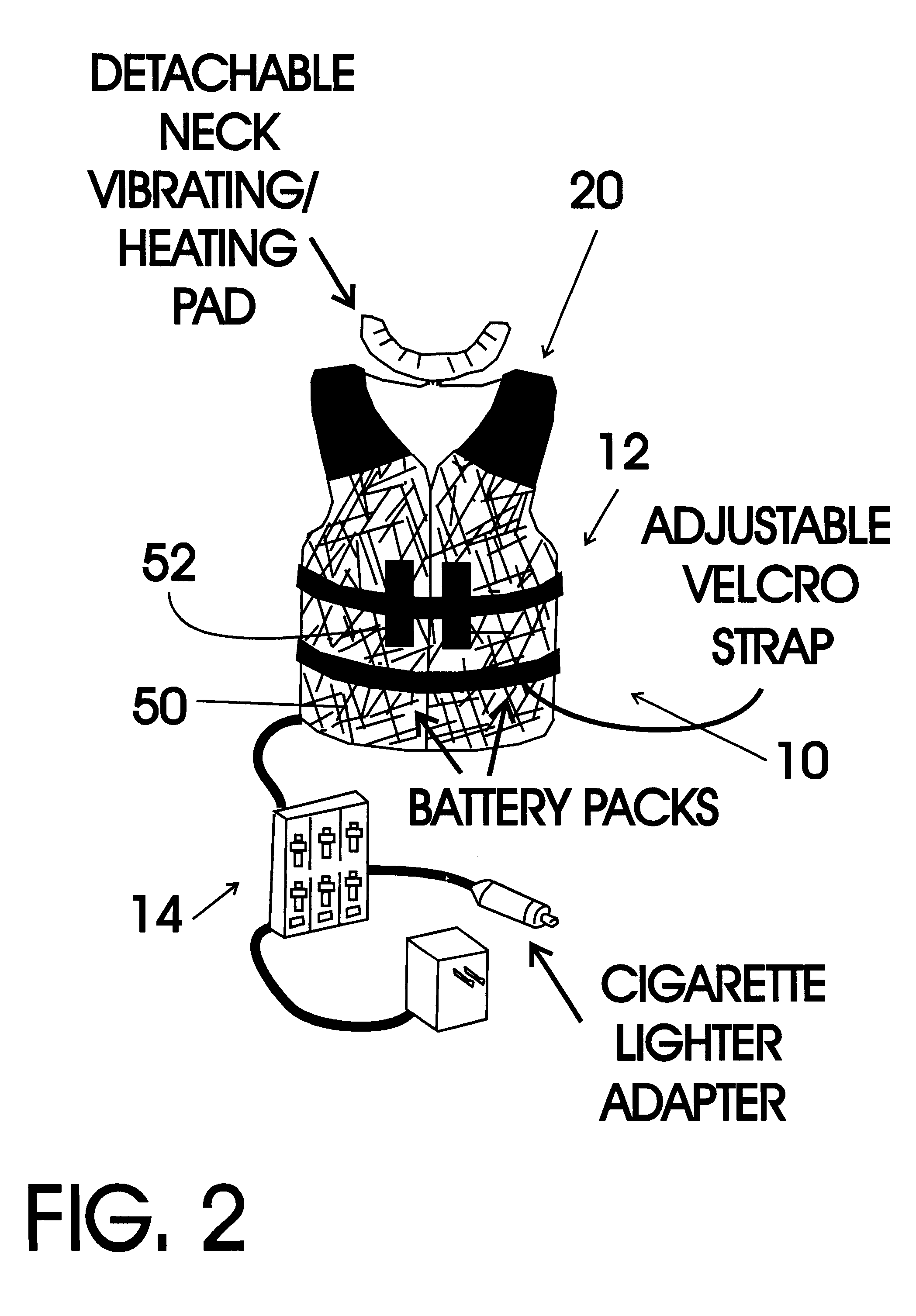 Heating vest system