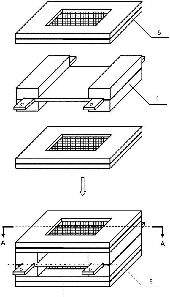 A lithium ion flow battery and its reactor and electrode box