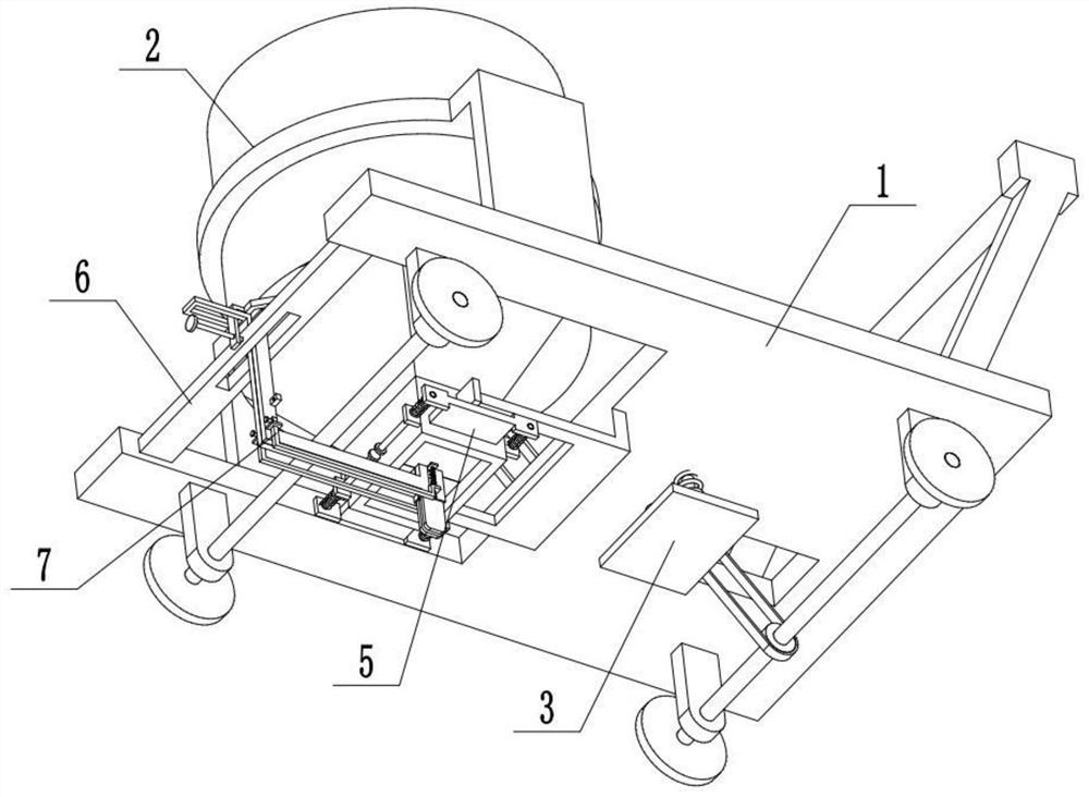 Road repairing device and repairing method