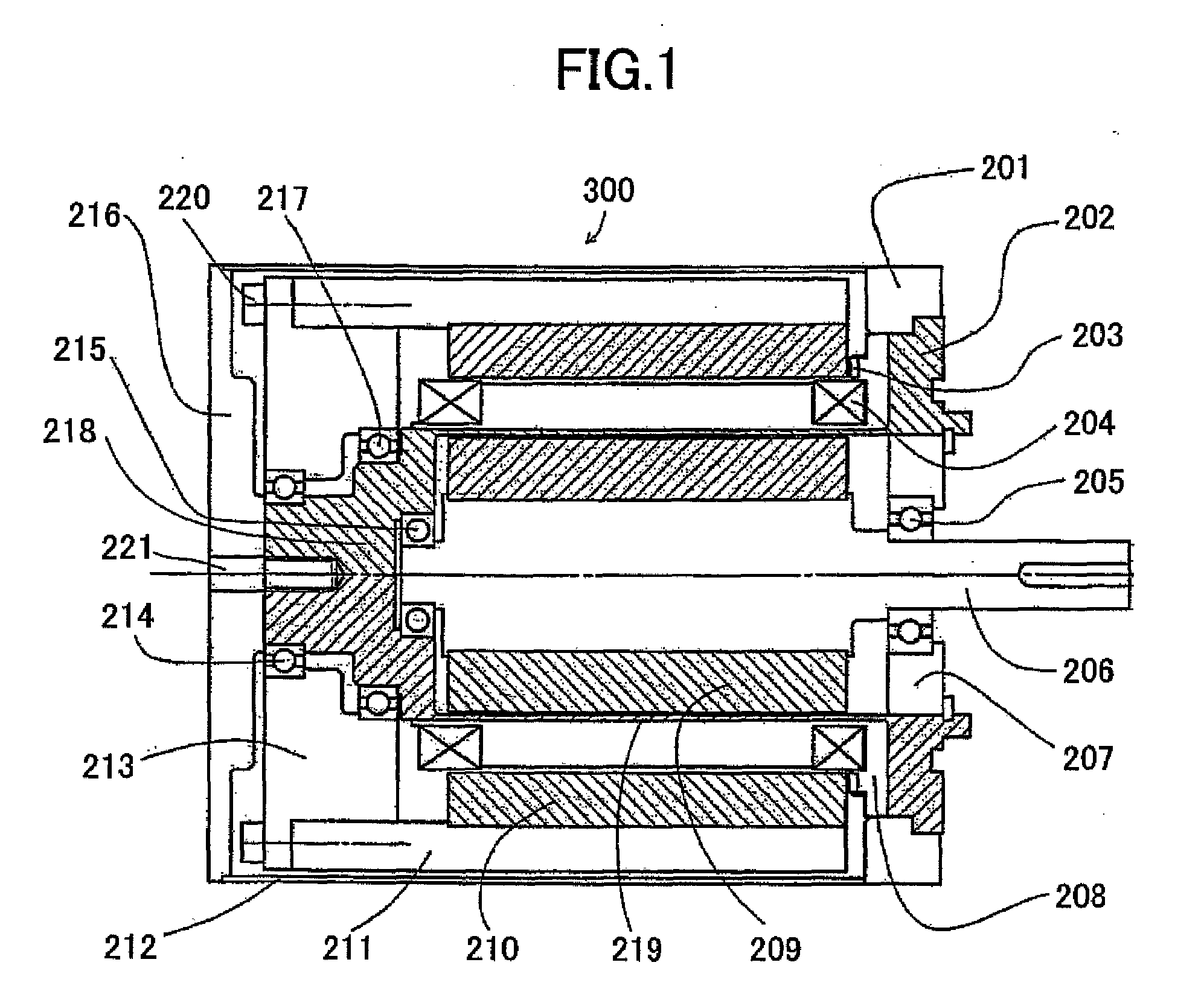 Coreless and brushless direct-current motor, gifford mcmahon (GM) cryogenic cooler, pulse tube cryogenic cooler, cryopump, magnetic resonance imaging (MRI) apparatus, superconducting magnet (SCM) apparatus, nuclear magnetic resonance (NMR) apparatus, and cryogenic cooler for cooling semiconductor