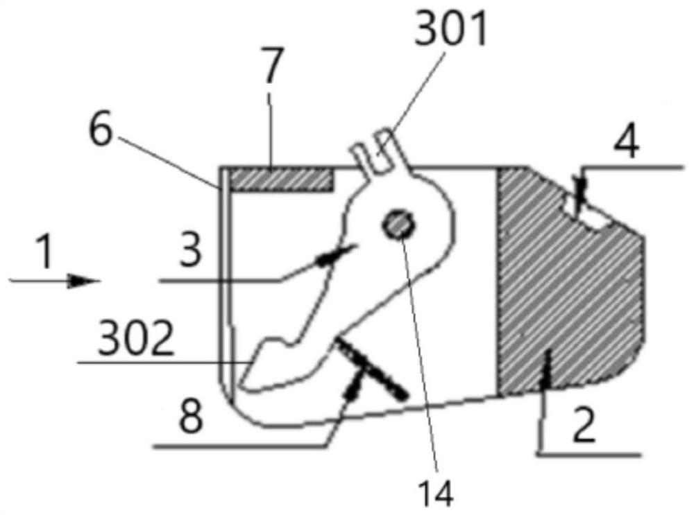 Bending and locking device and method for small positioner in narrow space