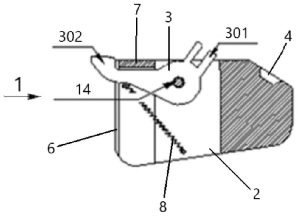 Bending and locking device and method for small positioner in narrow space