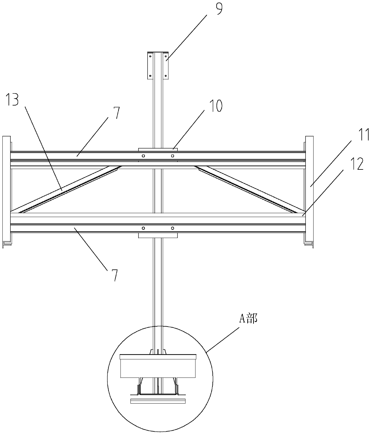 A video monitoring fixture based on deep water cage