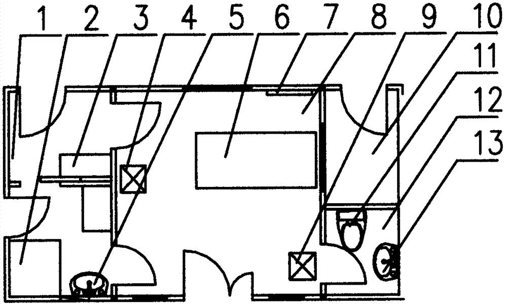 Modularized isolation ward