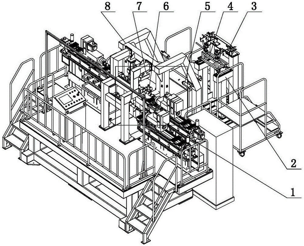 Machining platform for aircraft hanger intersections