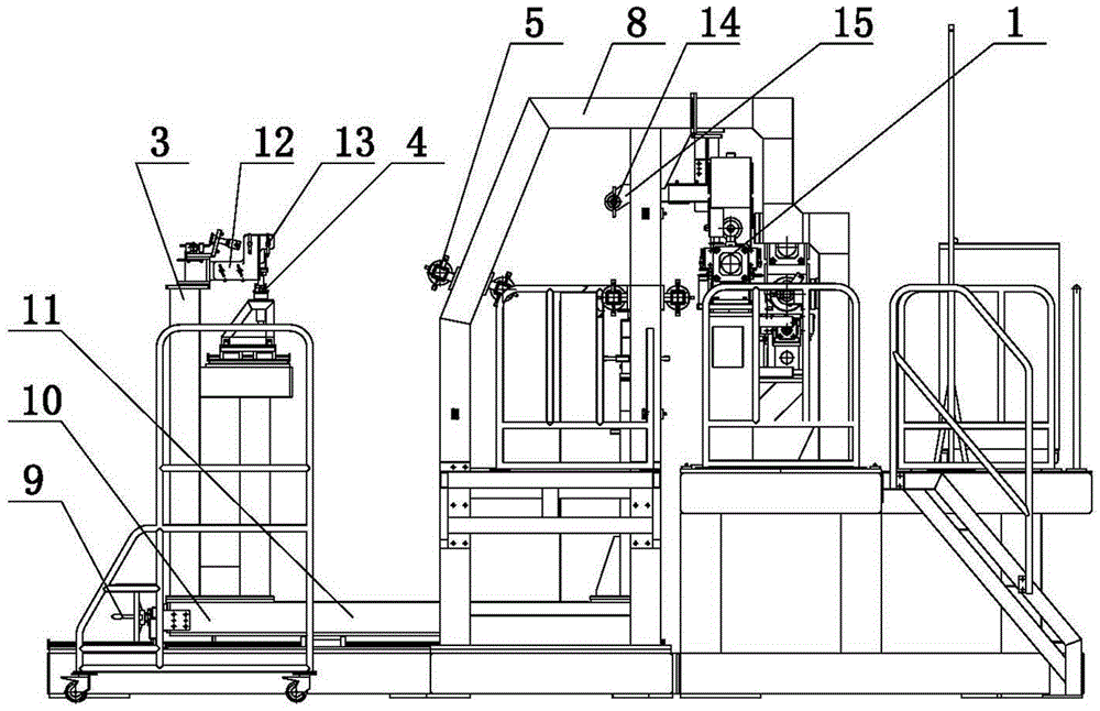 Machining platform for aircraft hanger intersections