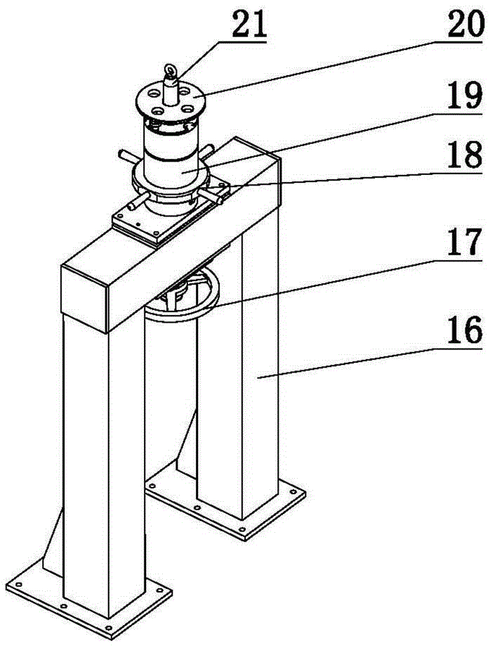 Machining platform for aircraft hanger intersections