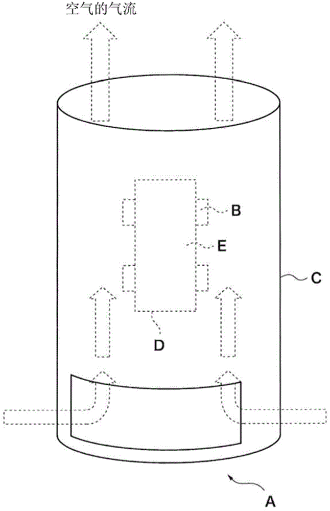 Air-cooled thermoelectric power generation apparatus and solar thermal power generation apparatus using air-cooled thermoelectric power generation apparatus